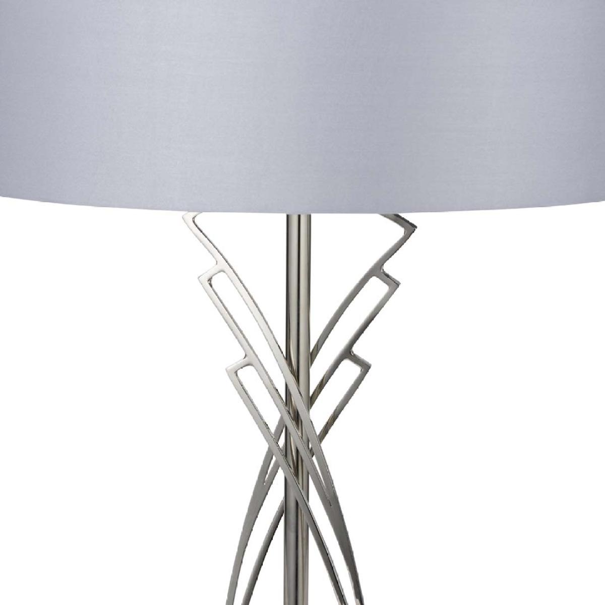 Lyla Satin Nickel Table Lamp – image 7
