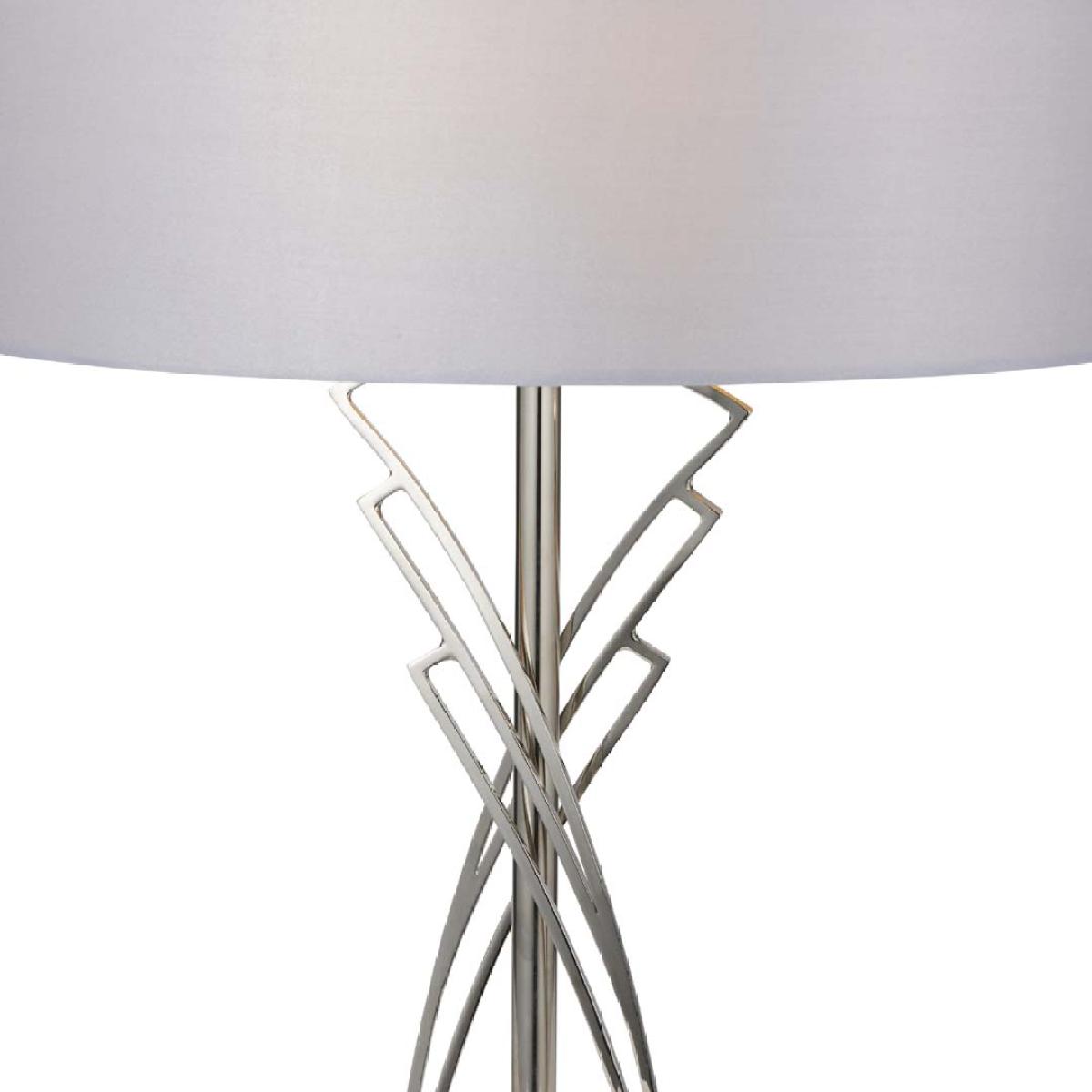Lyla Satin Nickel Table Lamp – image 8
