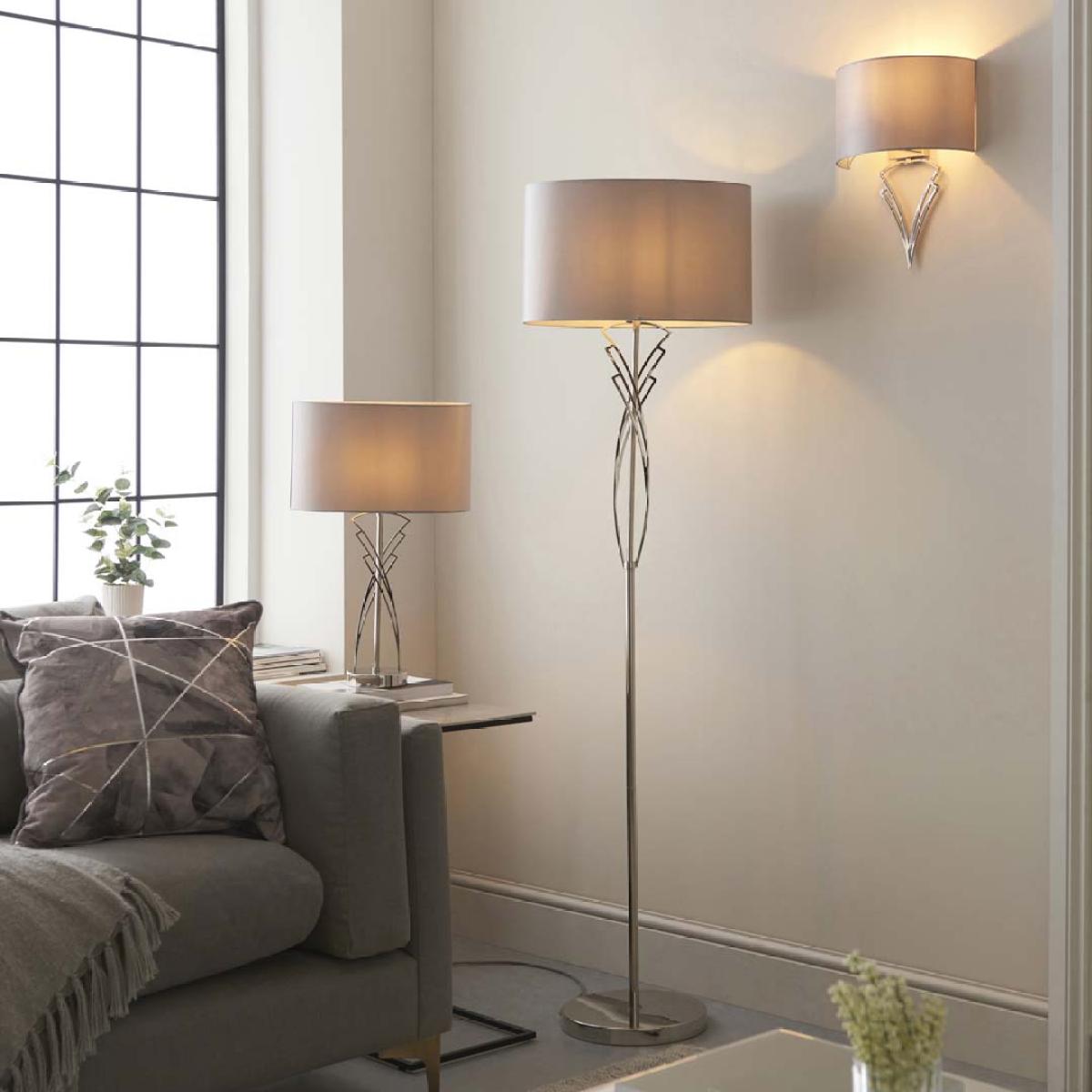 Lyla Satin Nickel Table Lamp – image 10