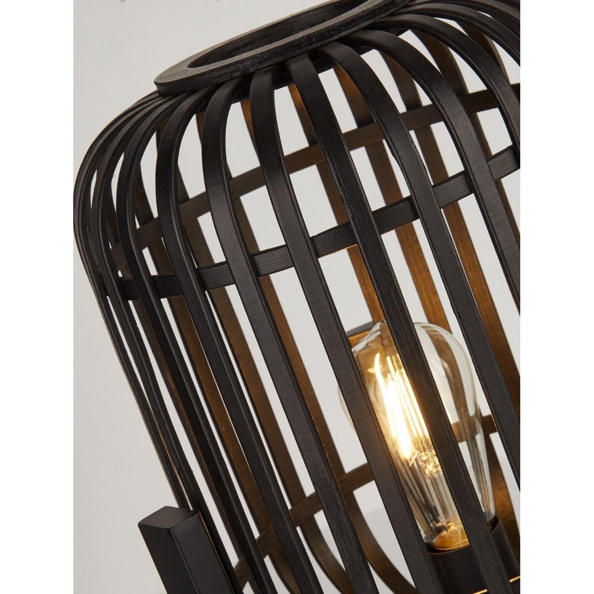 Aleppo Black Rattan Table Lamp – image 3