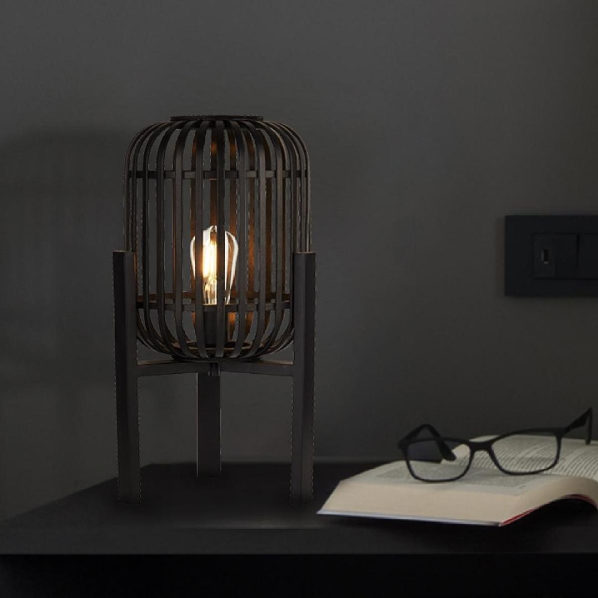 Aleppo Black Rattan Table Lamp – image 4