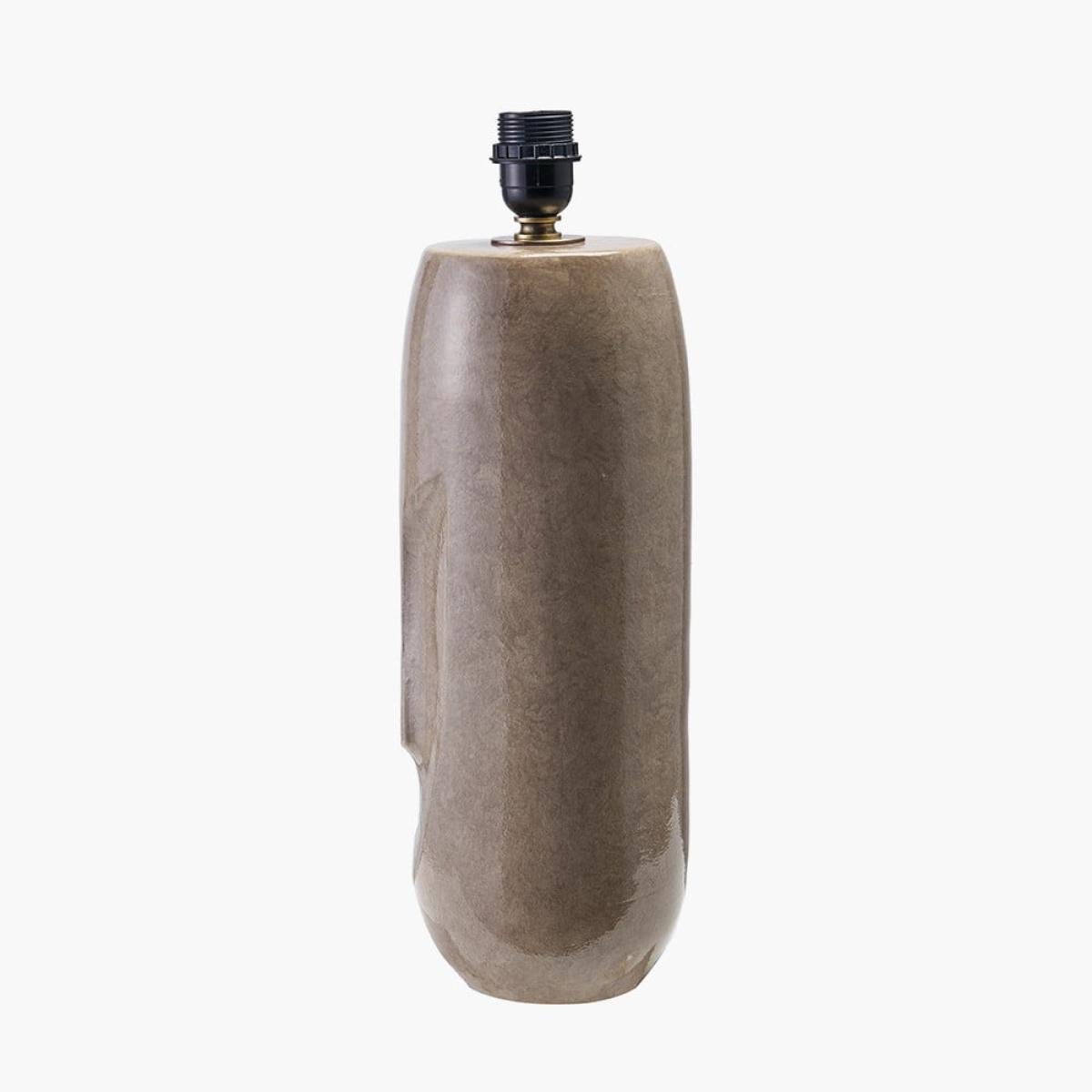Visage Grey Face Design Tall Stoneware Table Lamp – image 5