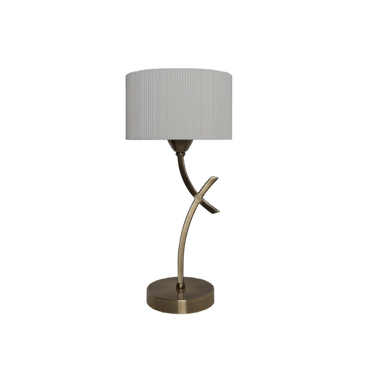 Justina Antique Brass Table Lamp – image 2