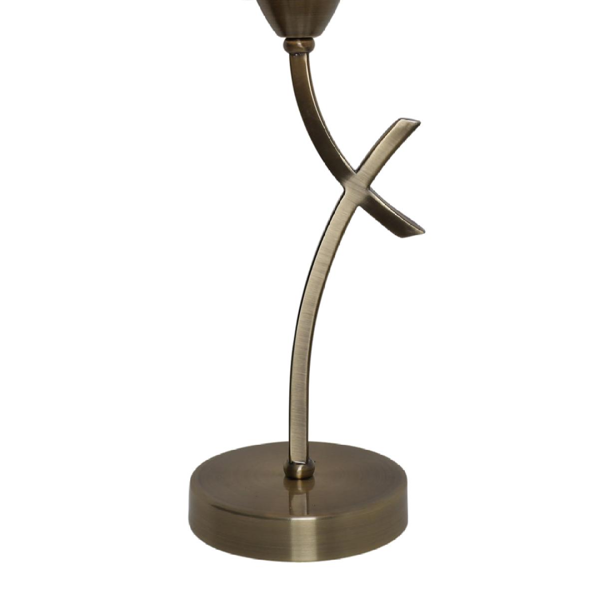 Justina Antique Brass Table Lamp – image 5