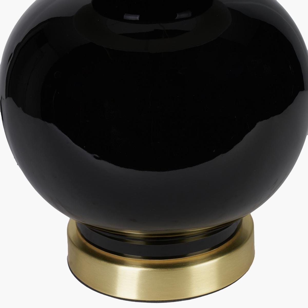 Gatsby Black and Gold Ceramic Table Lamp – image 5