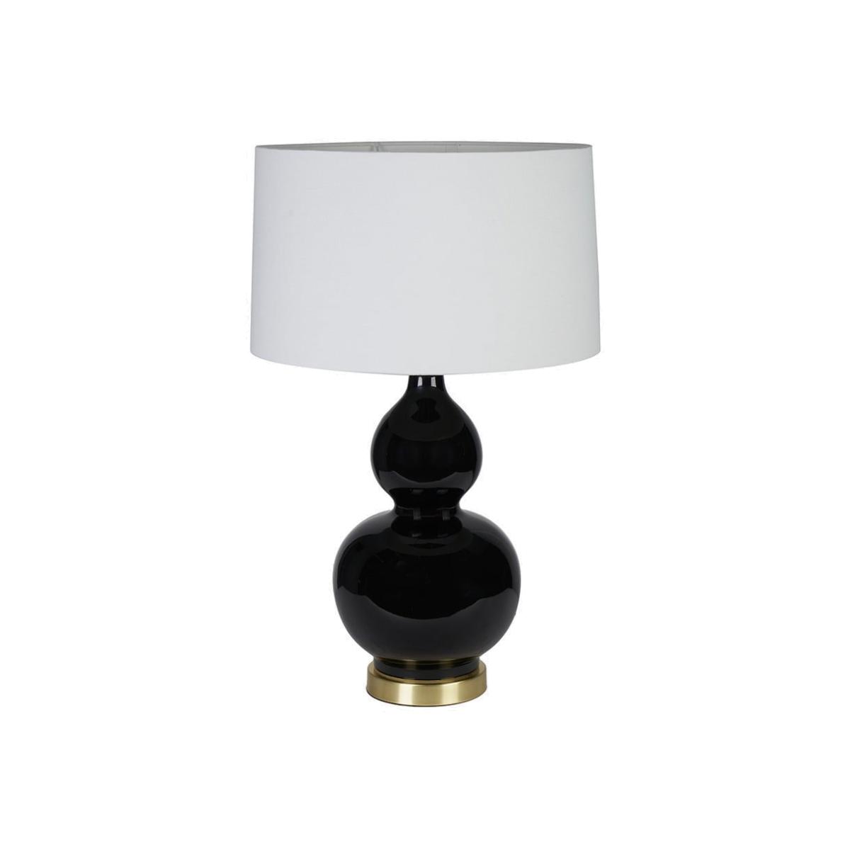 Gatsby Black and Gold Ceramic Table Lamp – image 1