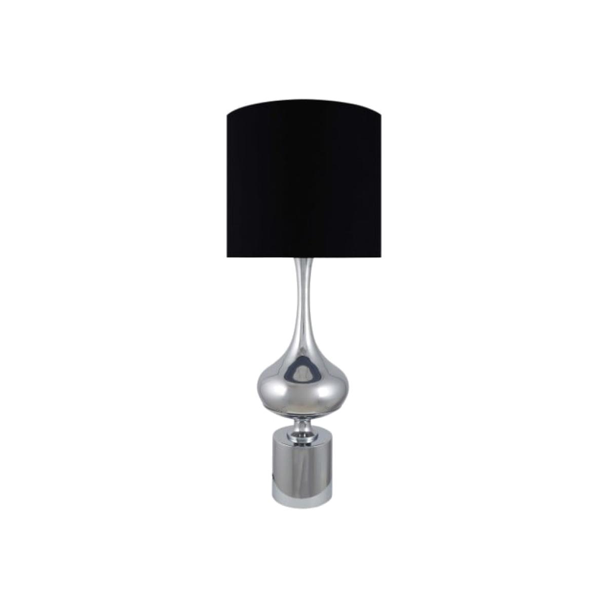 INDIA POLISHED CHROME TABLE LAMP – image 1