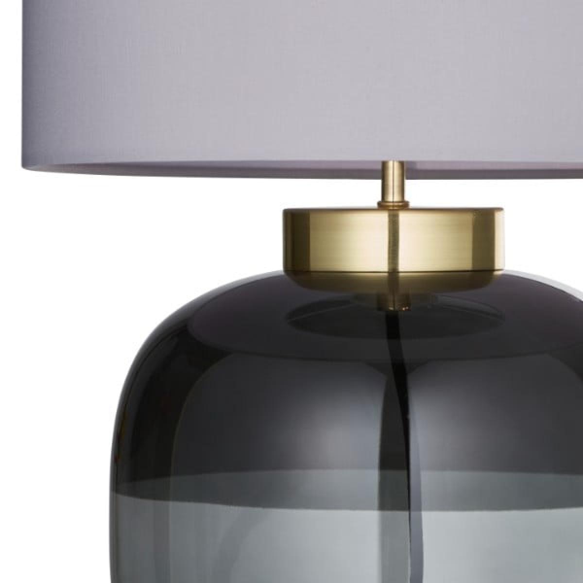 Jeni Smoked Glass Table Lamp – image 2