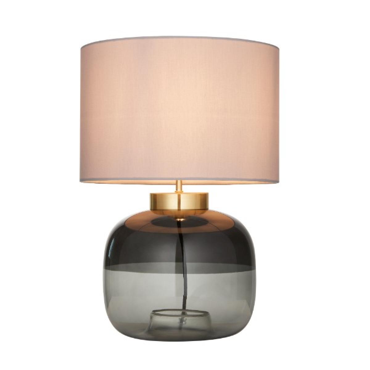 Jeni Smoked Glass Table Lamp – image 3