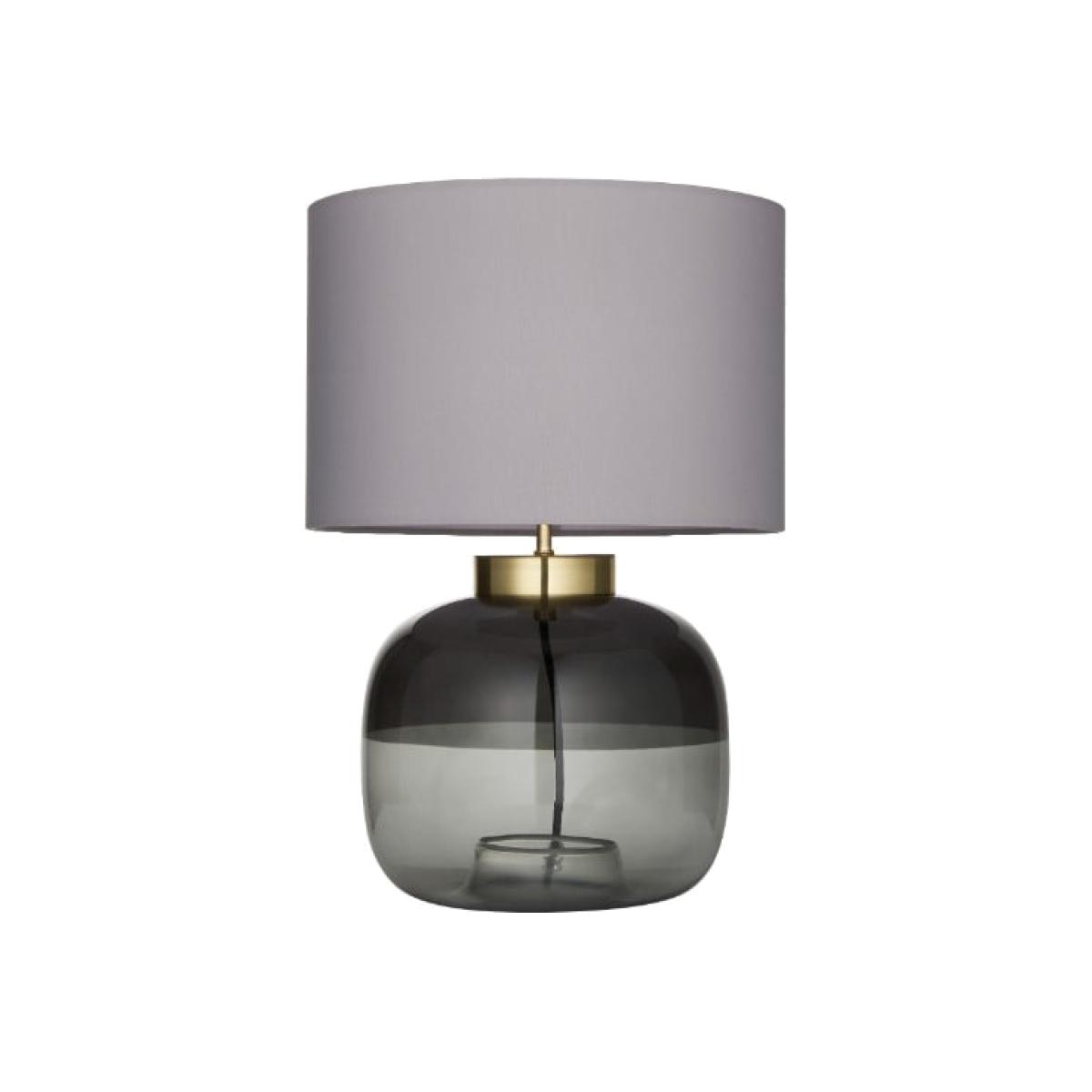 Jeni Smoked Glass Table Lamp – image 1
