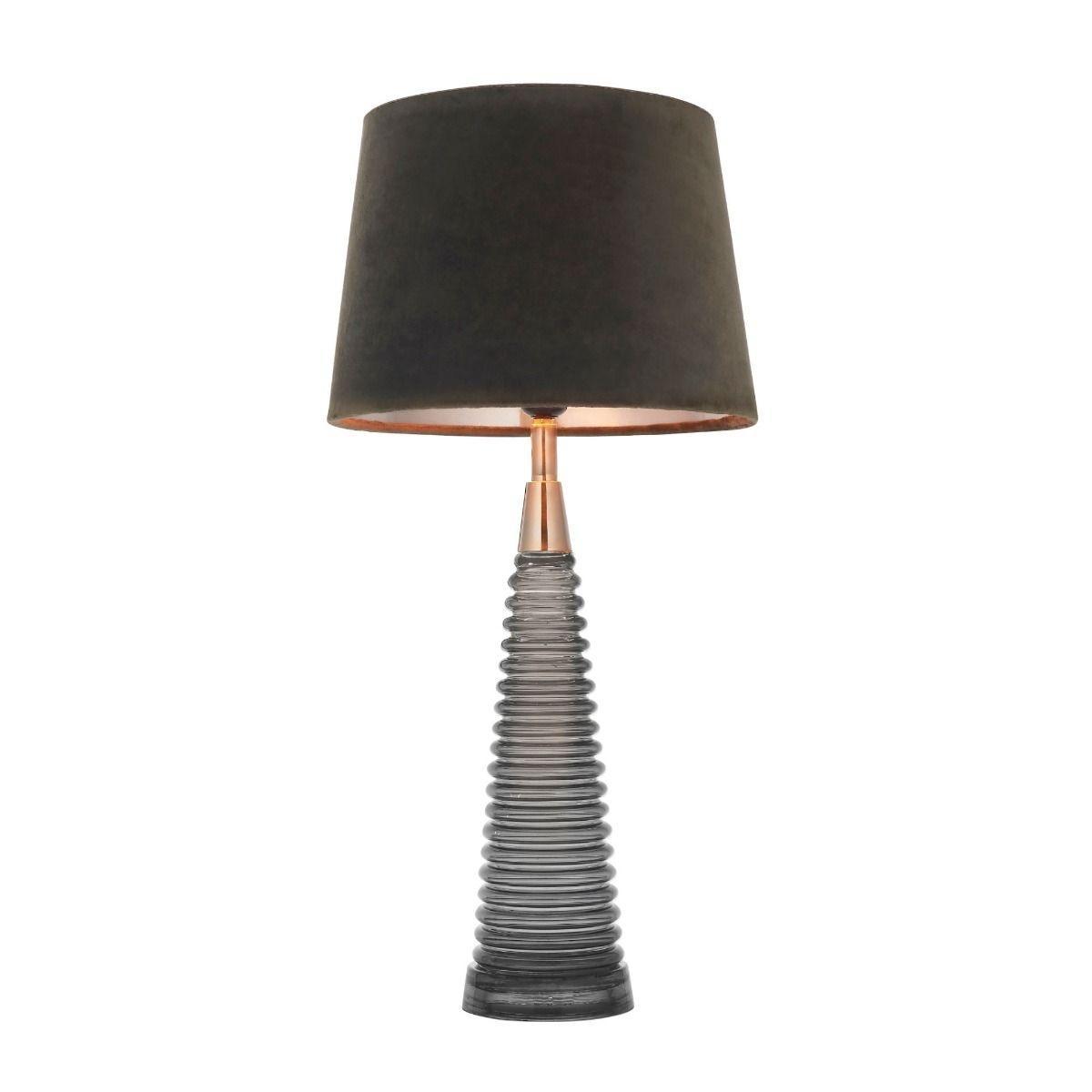 Naia Grey & Taupe Table Lamp – image 2