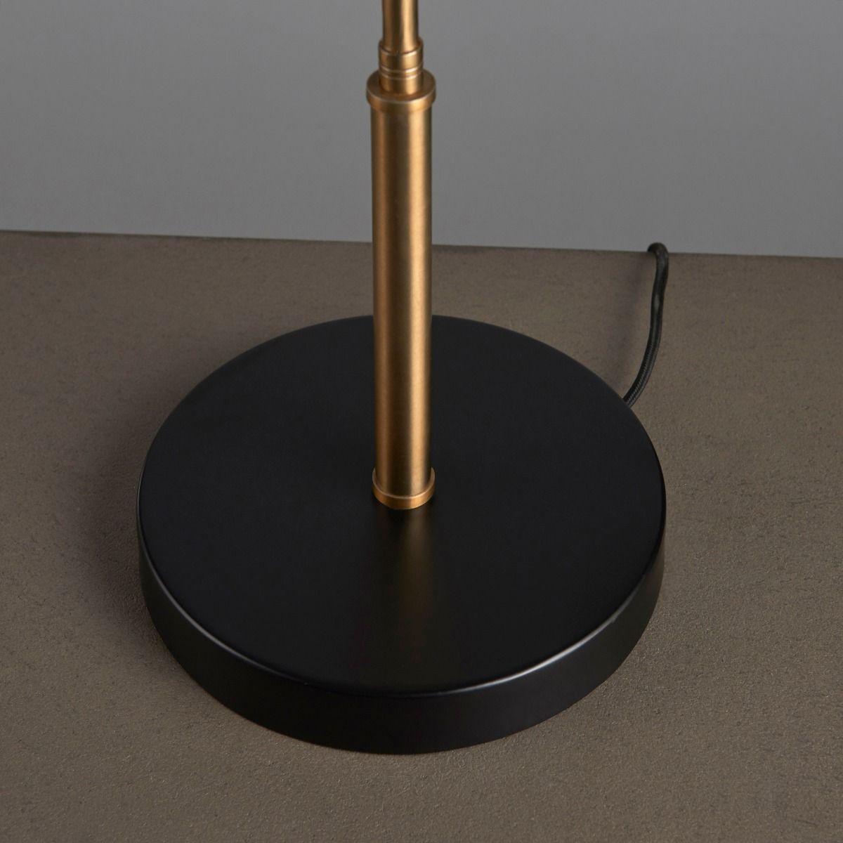 Largo Satin Brass & Black Table Lamp – image 6
