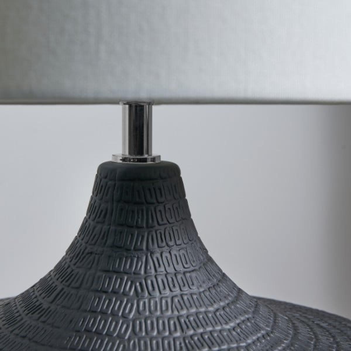 Vilma Ceramic Black Table Lamp – image 6
