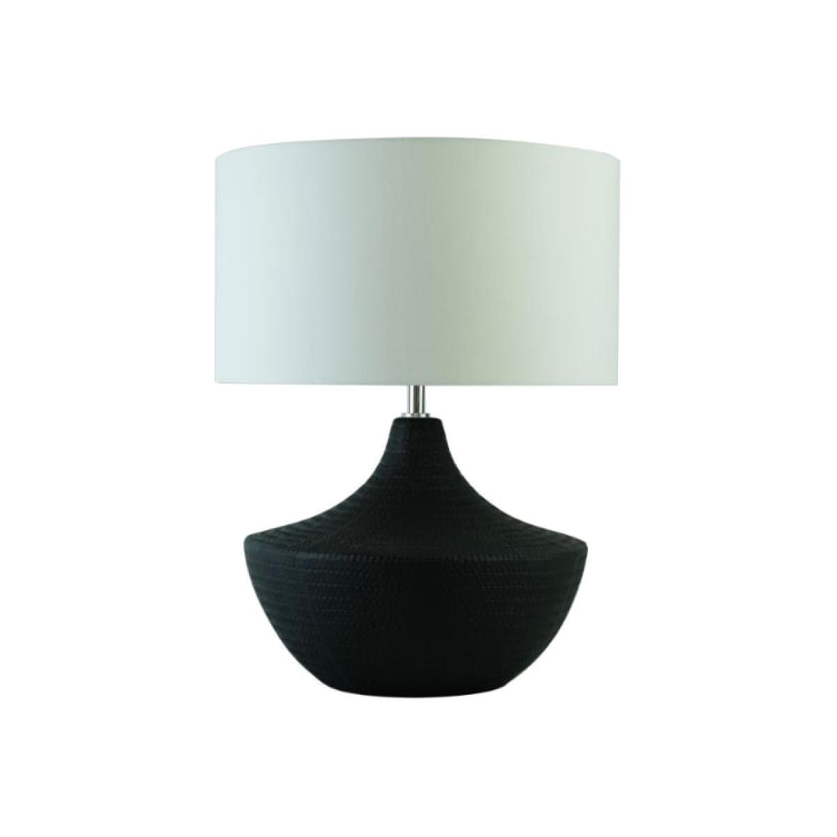 Vilma Ceramic Black Table Lamp – image 1