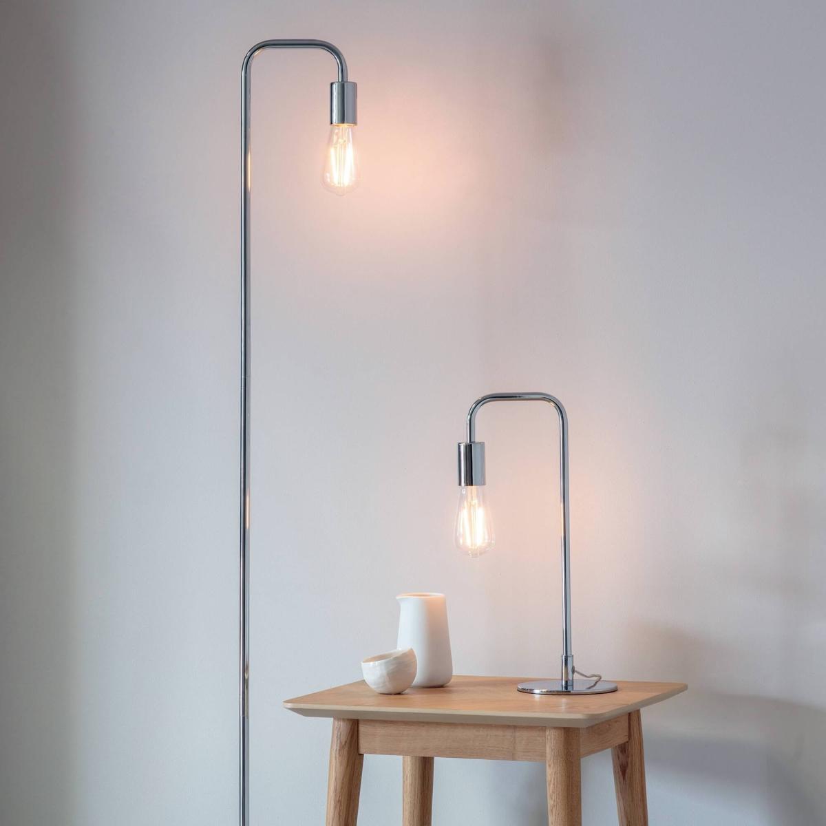 Rubens 45cm Table Lamp Polished Chrome – image 5