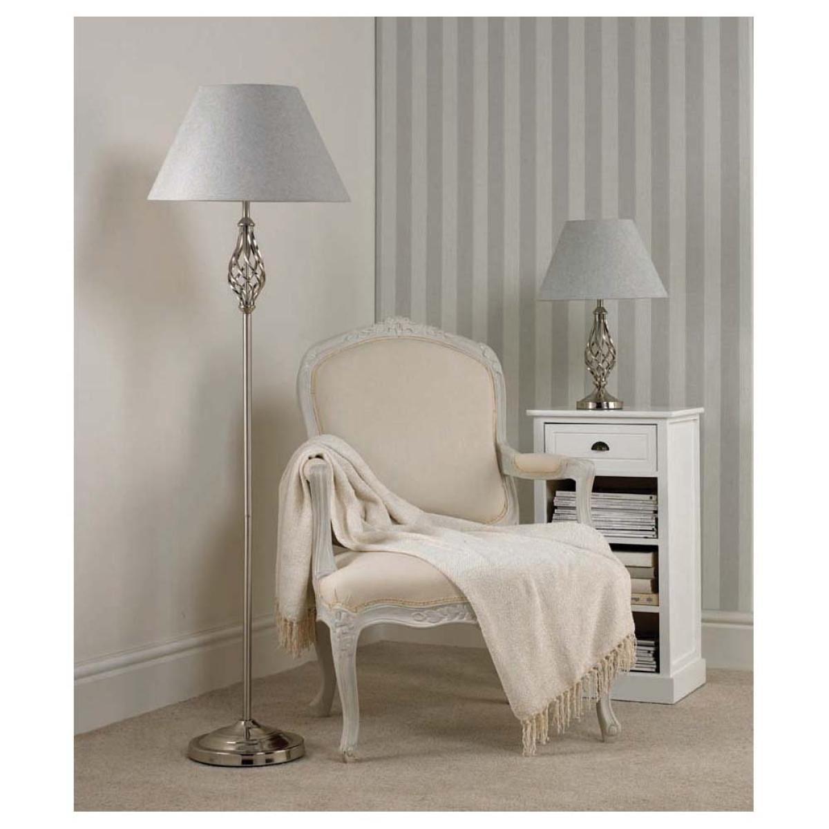 Maddison Twist 52cm Table Lamp Polished Chrome – image 2