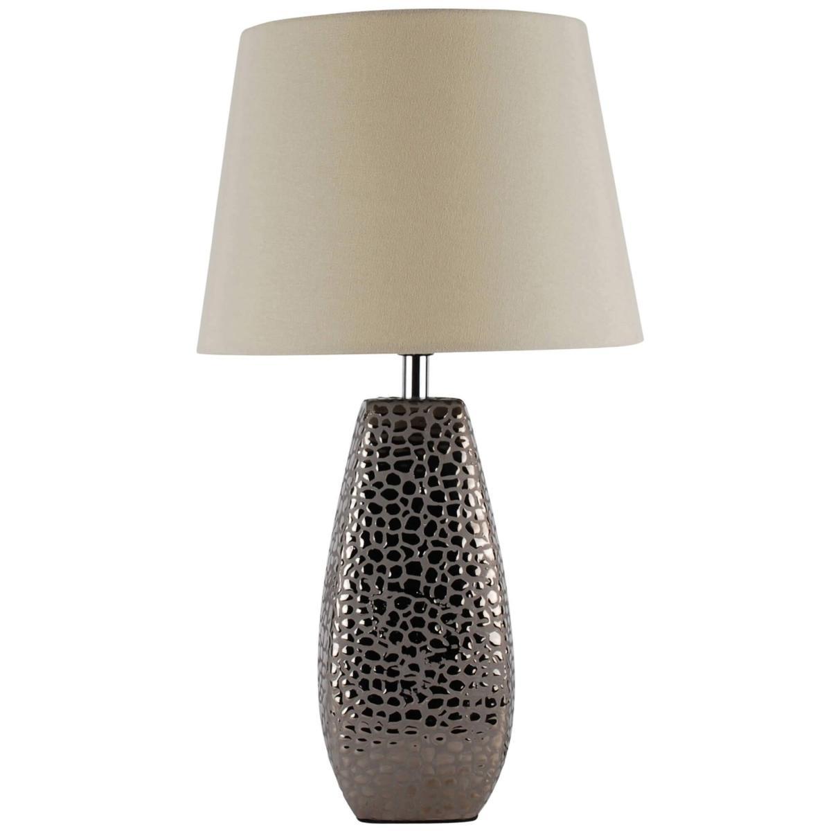 Croc 45cm Table Lamp Chrome – image 2