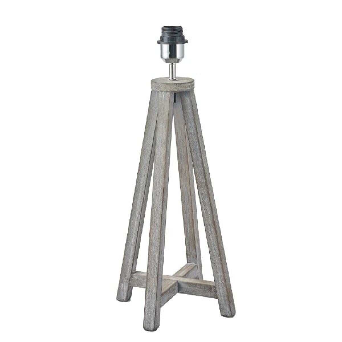 Whitby Grey Wood Table Lamp – image 2