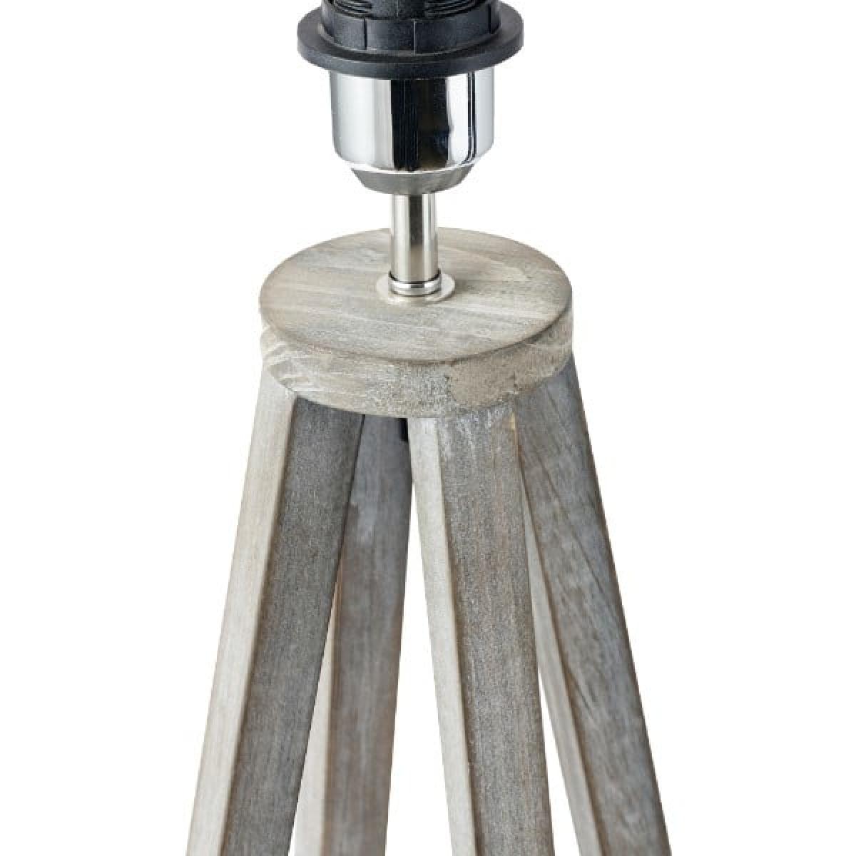 Whitby Grey Wood Table Lamp – image 4