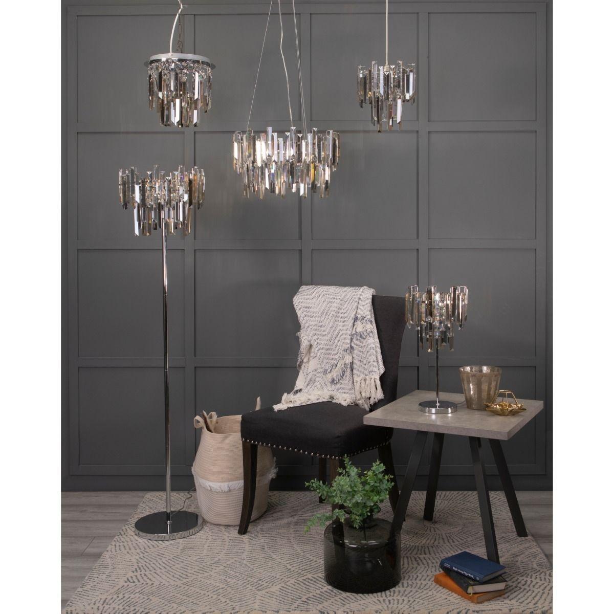 Onega Table Lamp 1 Light Polished Chrome Table Lamp – image 5