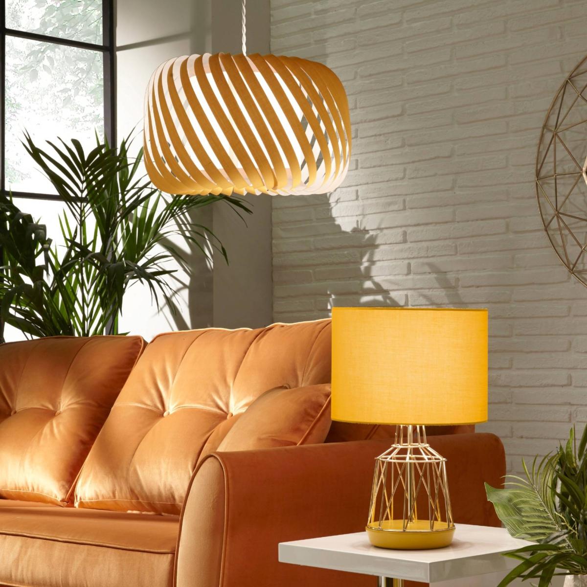Macaroon Gold and White 44cm Table Lamp – image 2