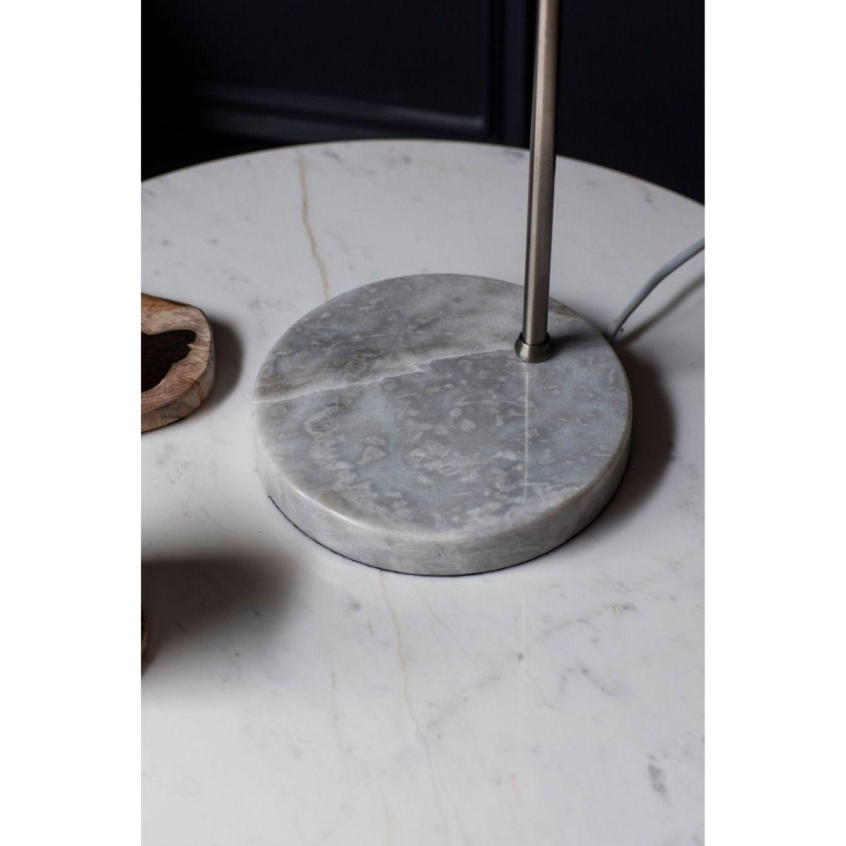 Carlo Polished Chrome & Marble Table Lamp – image 14
