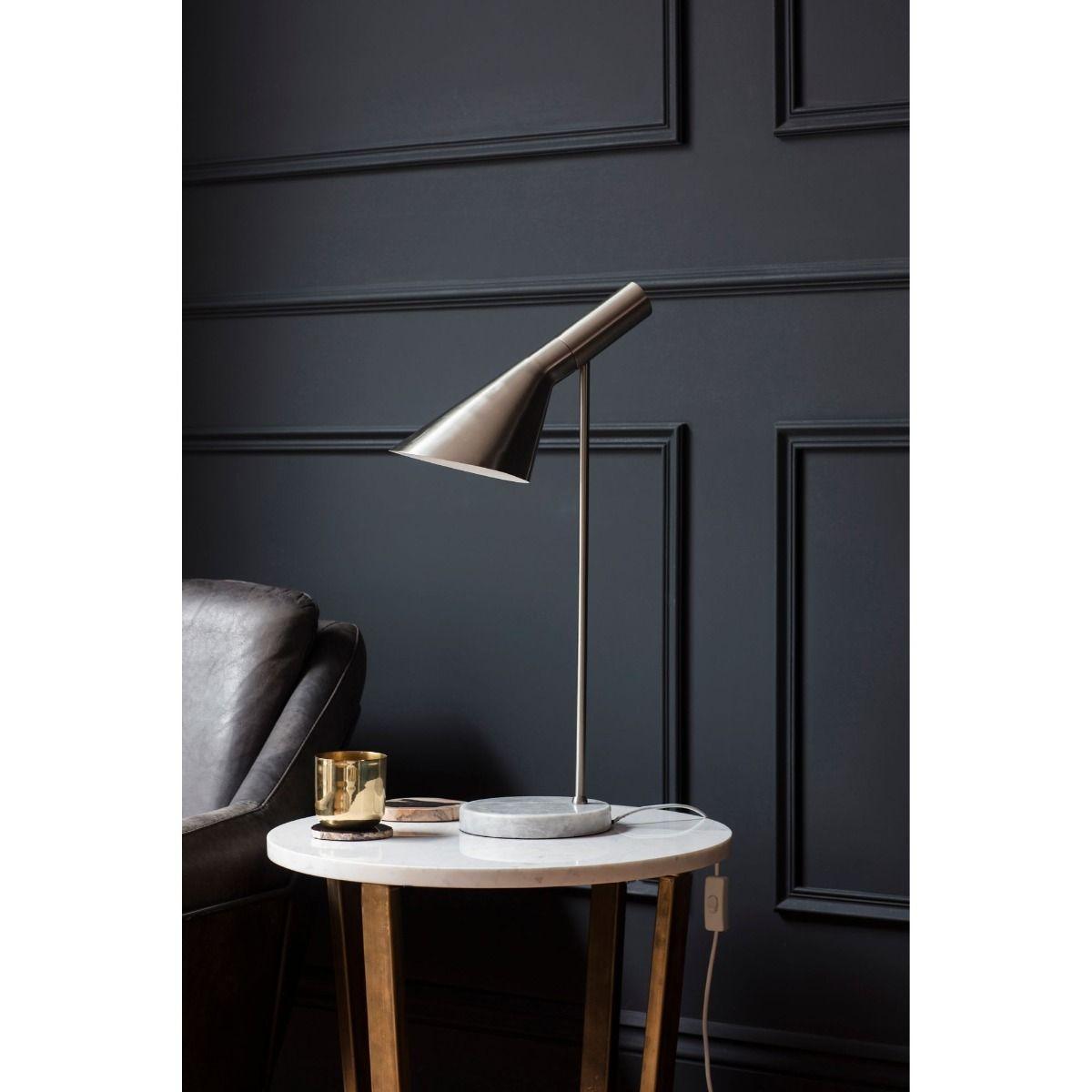 Carlo Polished Chrome & Marble Table Lamp – image 15