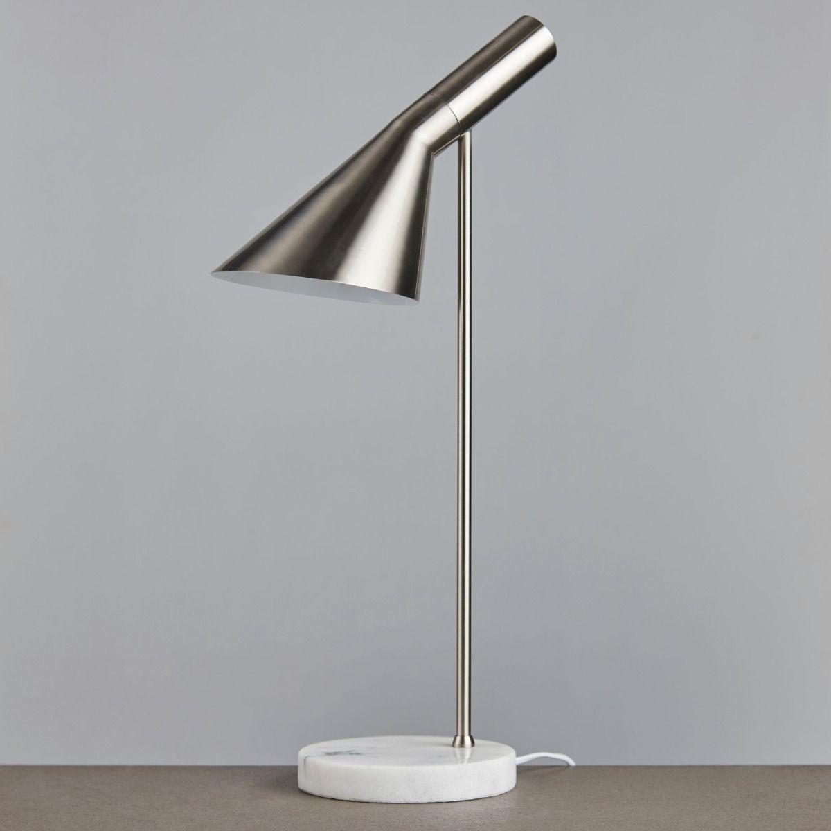 Carlo Polished Chrome & Marble Table Lamp – image 10
