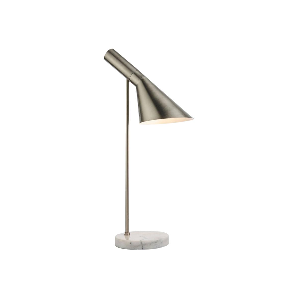 Carlo Polished Chrome & Marble Table Lamp – image 1