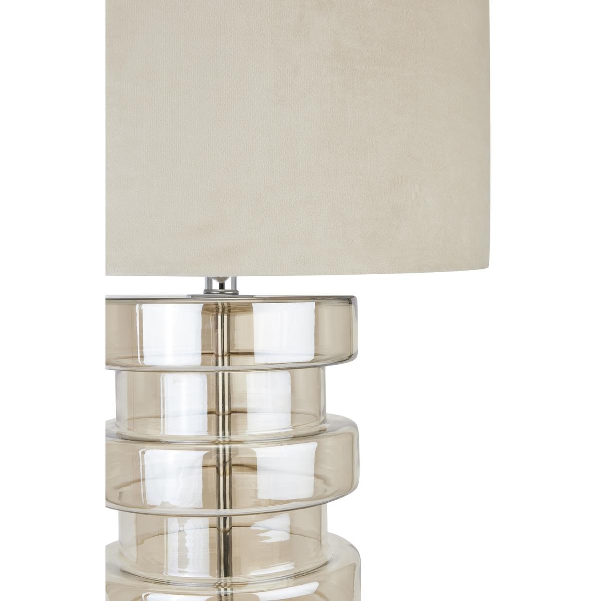 Adonis Metallic Glass Lamp - Pastel Grey – image 2