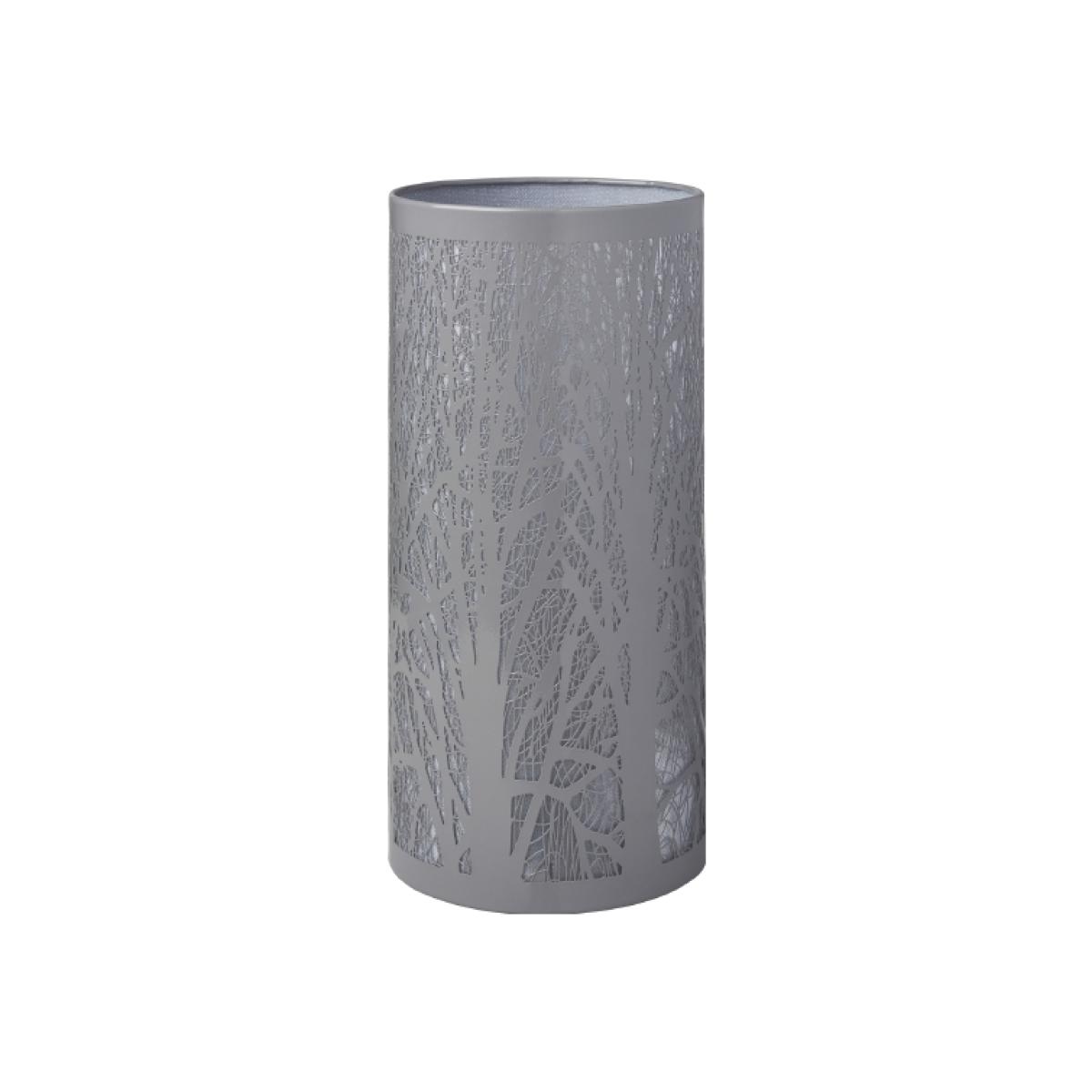 Grey Tree Scene Table Lamp - Grey