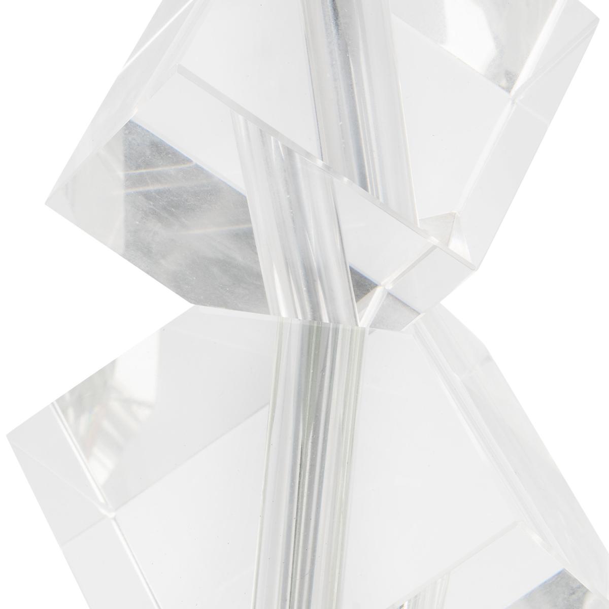 Geometric Cut Crystal Table Lamp – image 5