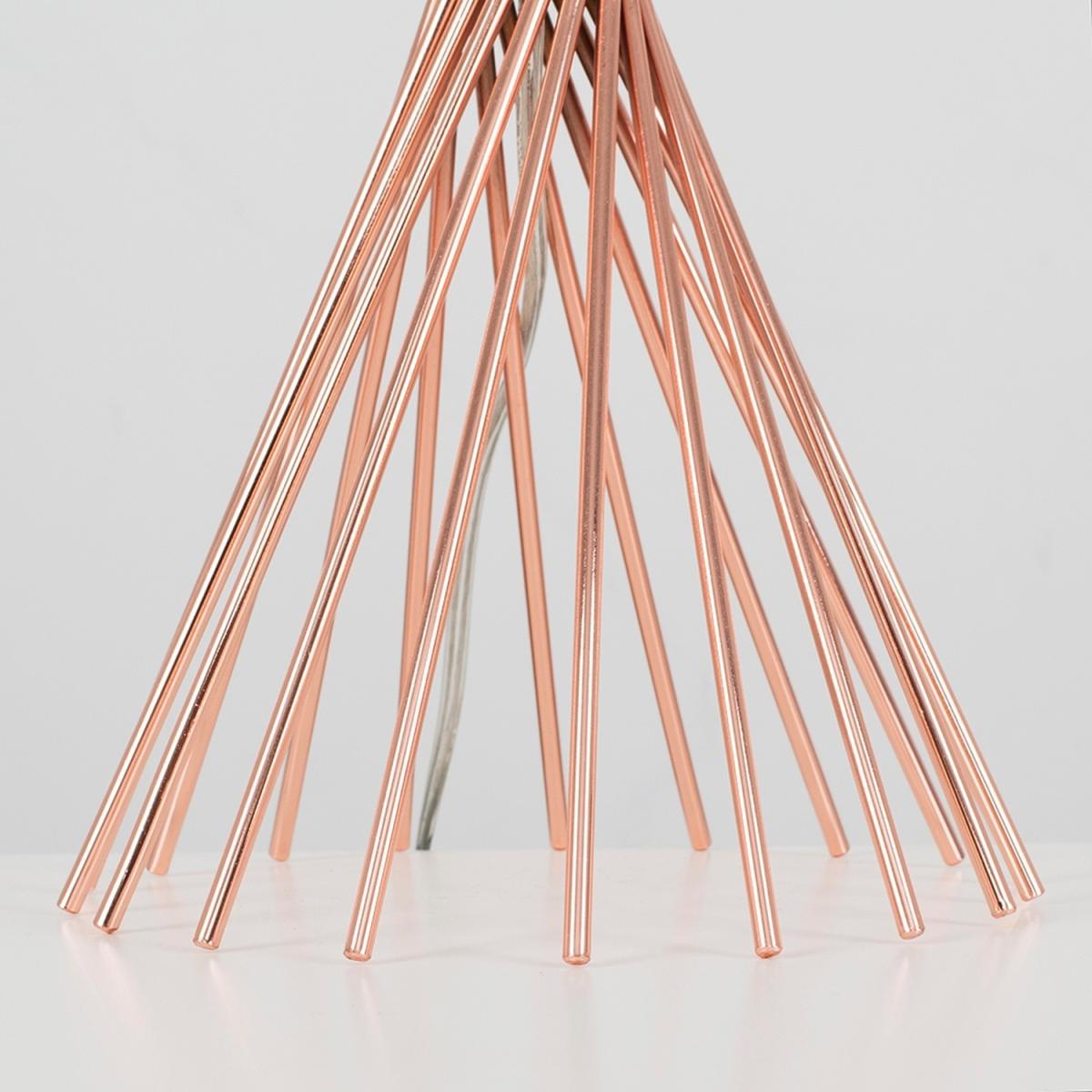 Gosforth Modern Copper Table Lamp - Copper – image 3