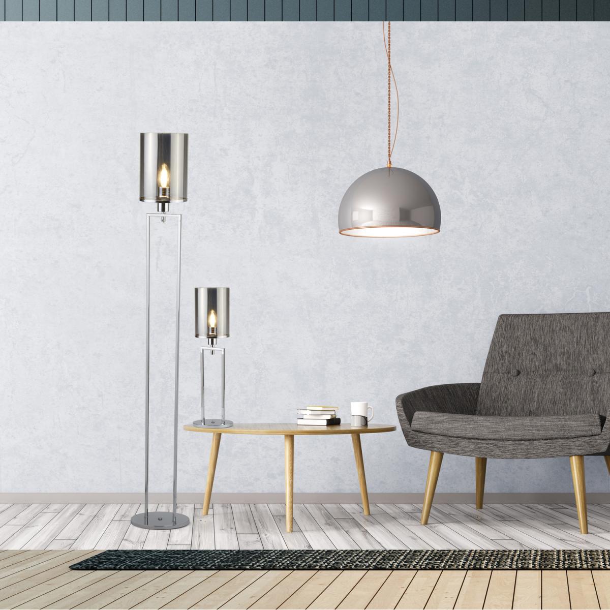 Roch Chrome Table Lamp - Silver – image 3