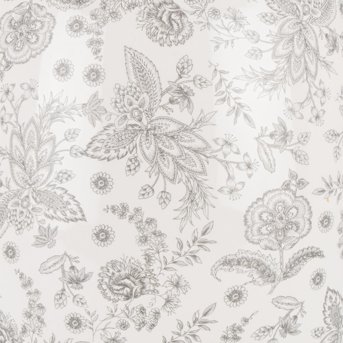 Ditsy Grey Floral Table Lamp – image 3