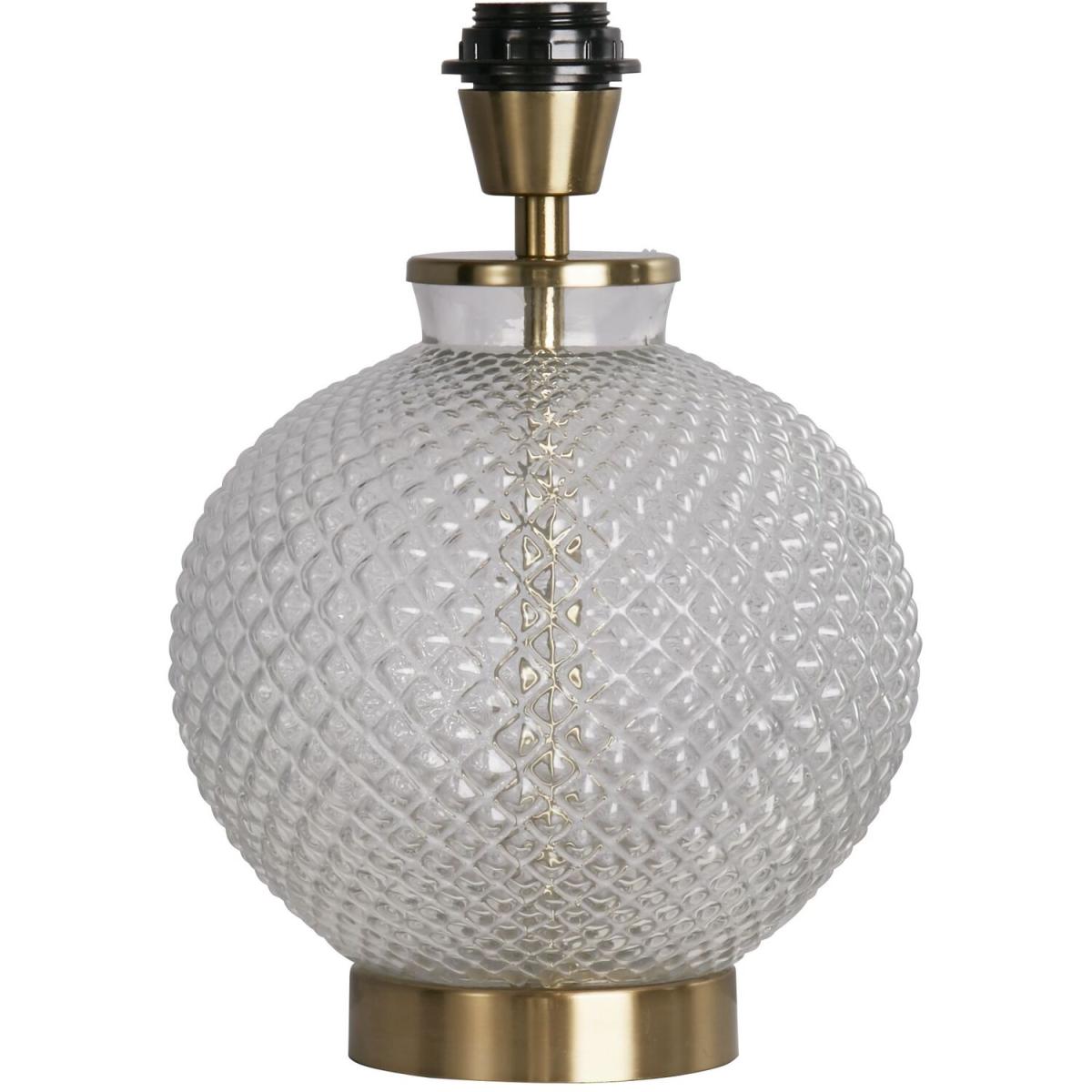 Base Only Textured Clear Glass  - Clear – image 2