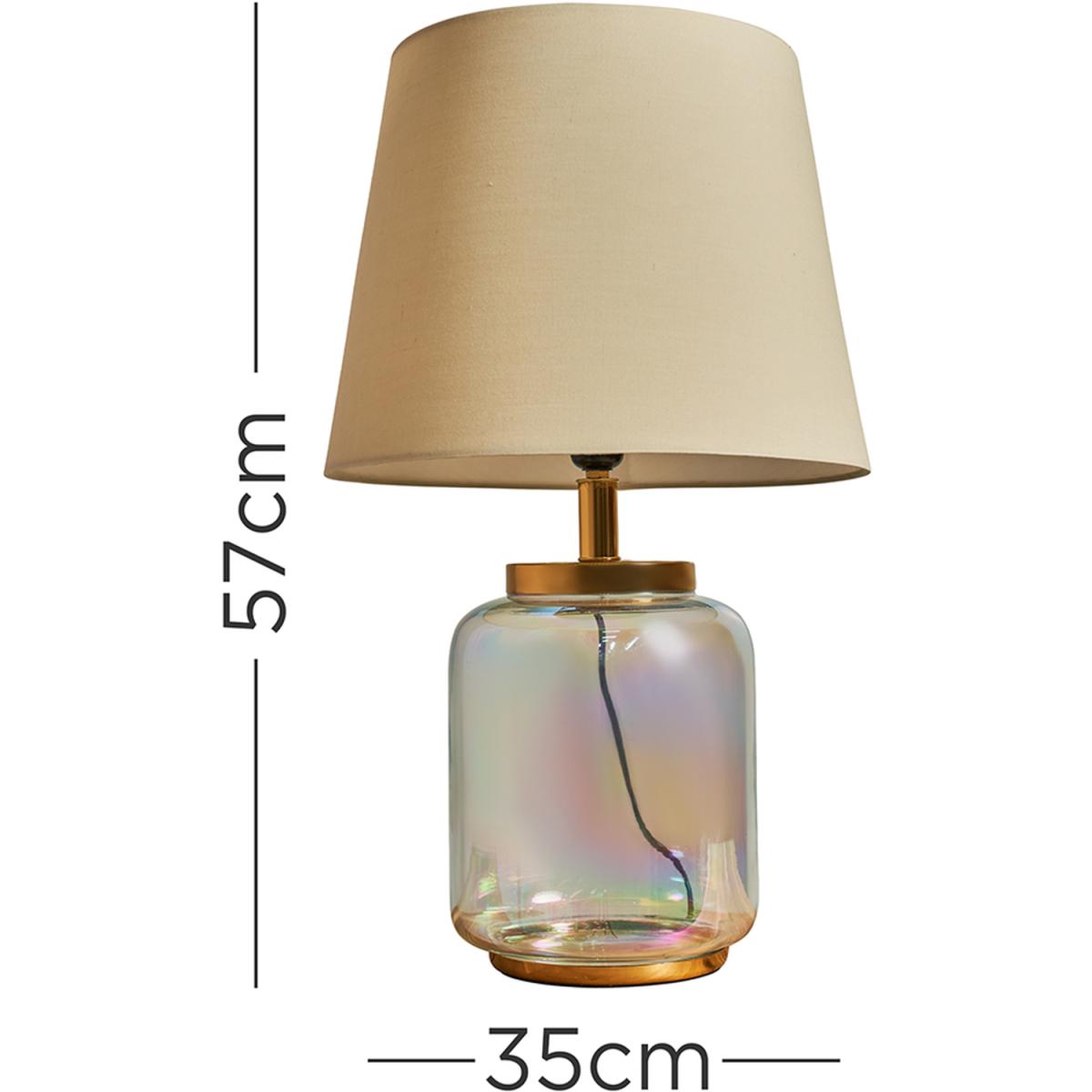 Adria Clear Table Lamp Clear Shade - Clear – image 2