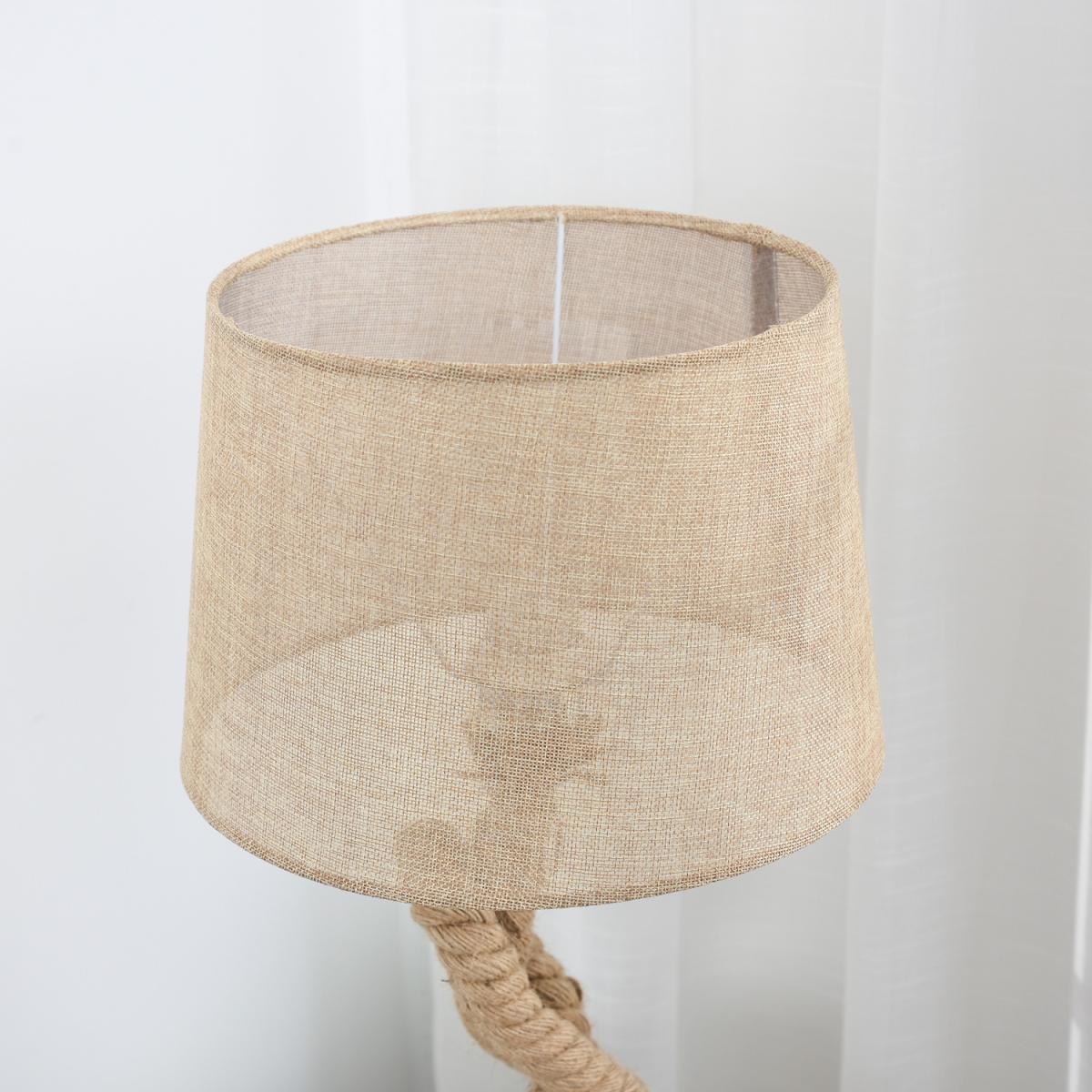 Nautical Style Rope Base Table Lamp - Beige – image 2