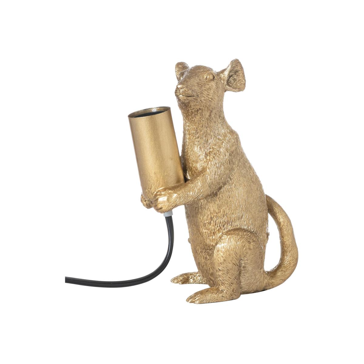 Marvin The Mouse Gold Table Lamp Whimsical Decor - Gold – image 1