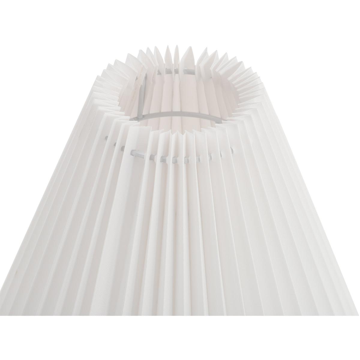Modern Pleated Shade Desk Table Lamp - Silver – image 6
