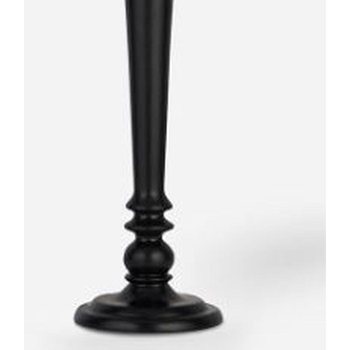 Leopard Shade Spindle Table Lamp - Black – image 3