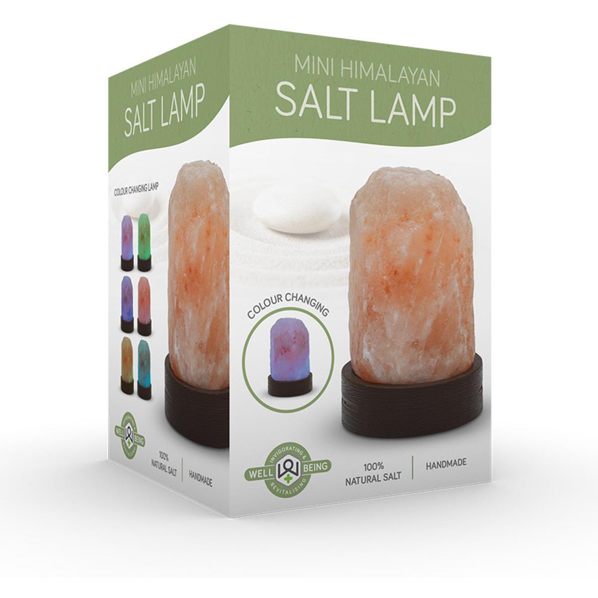 Mini LED Colour Changing Salt Lamp - Orange – image 7