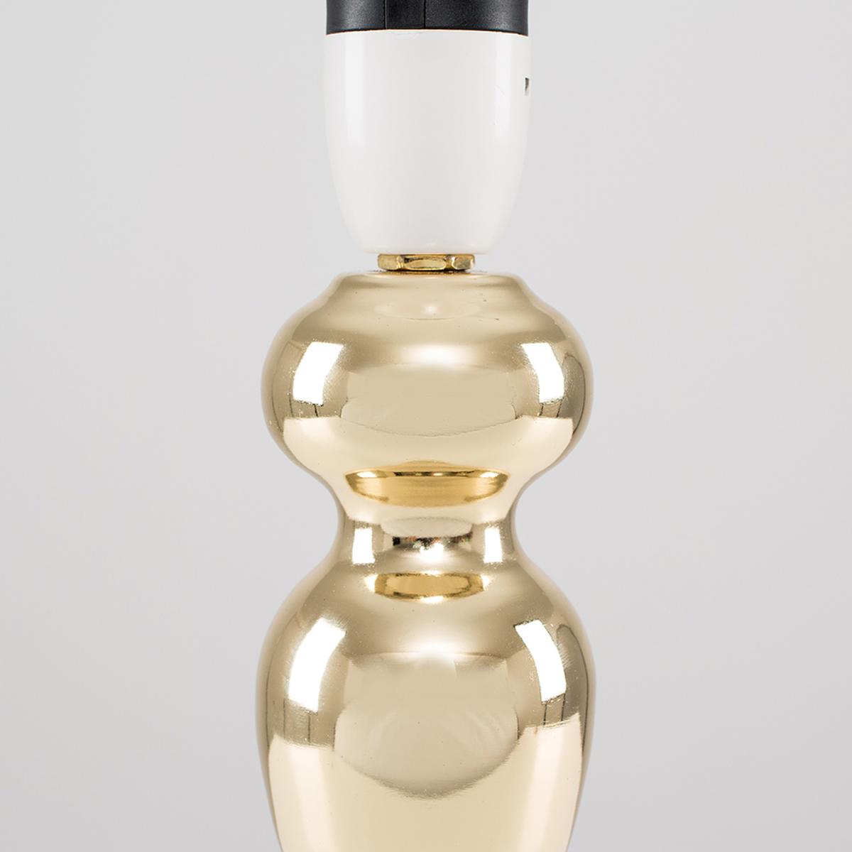 Faulkner Gold Table Lamp With Blue Shade - Gold – image 2