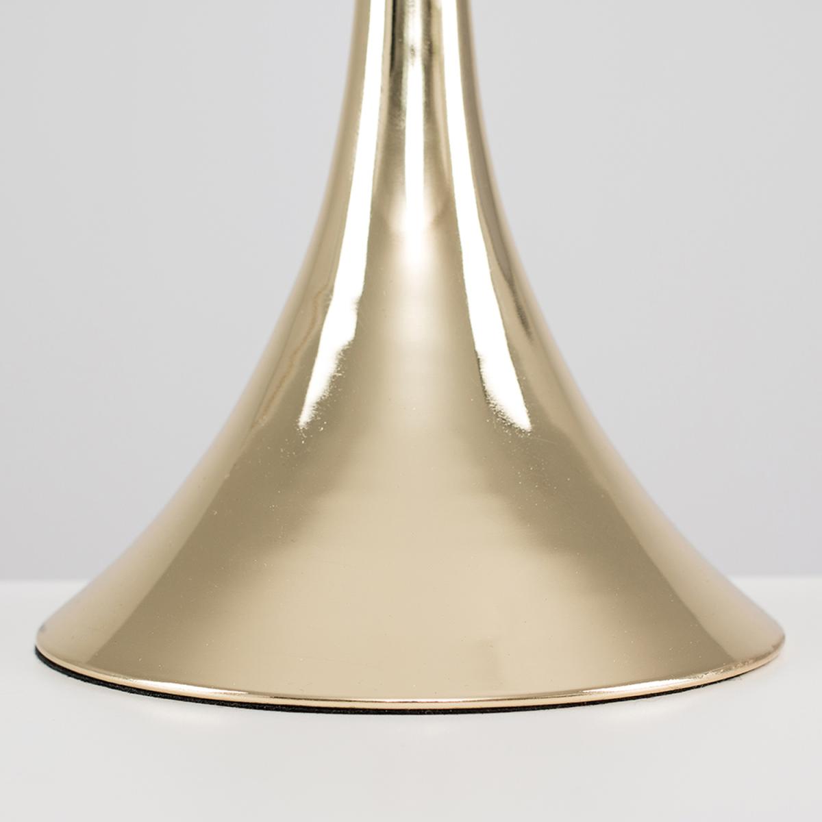 Faulkner Gold Table Lamp With Blue Shade - Gold – image 5