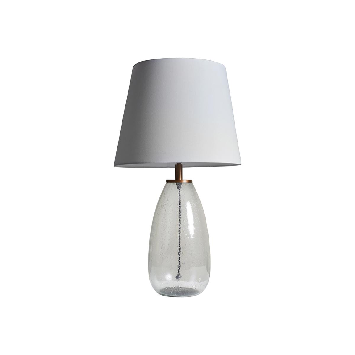 Sorrenti Clear Table Lamp White Shade - Clear – image 1
