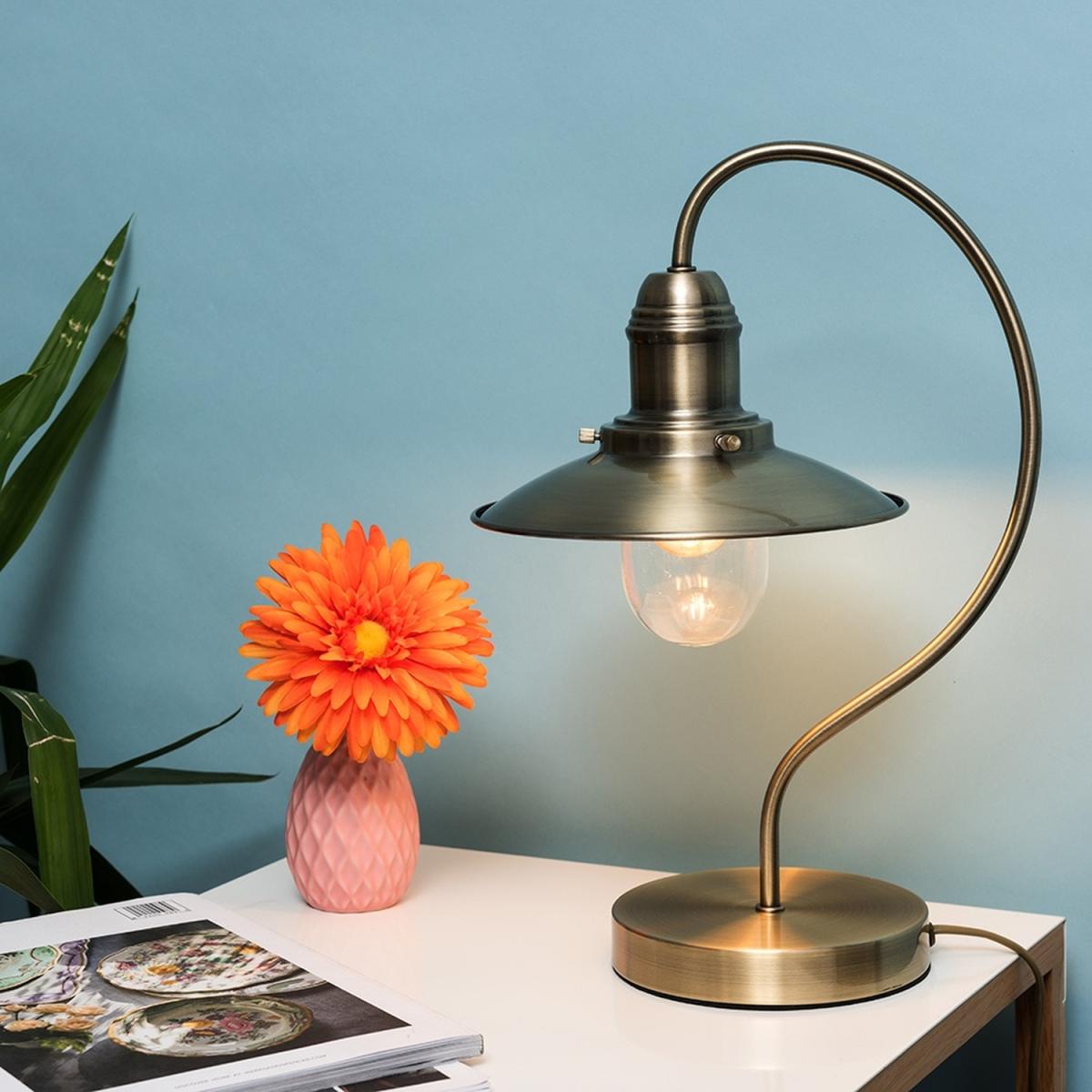 Ukai Swan Neck Pair of Gold Table Lamp - Gold – image 2