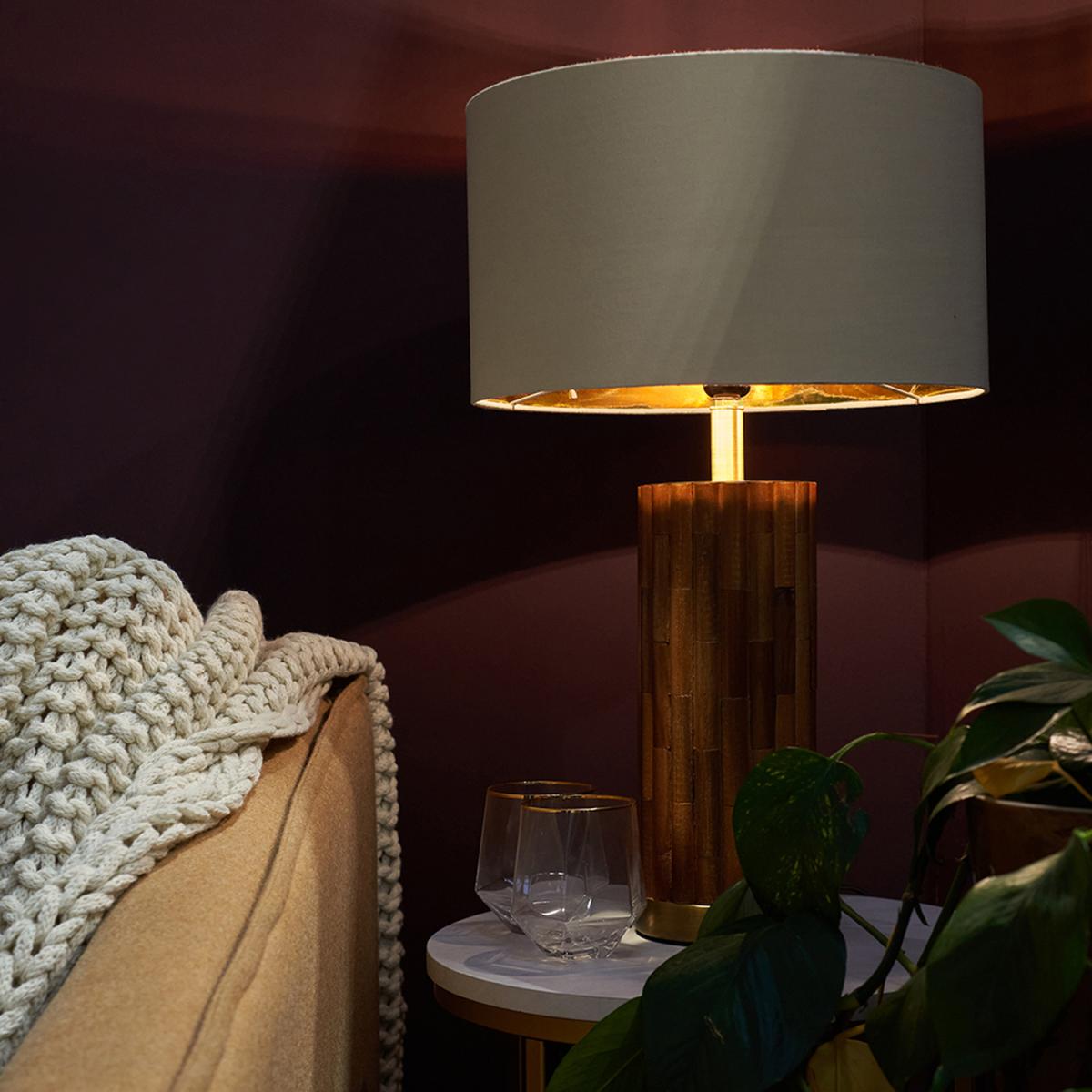 Lina Wood Table Lamp Wood Shade - Wood – image 3