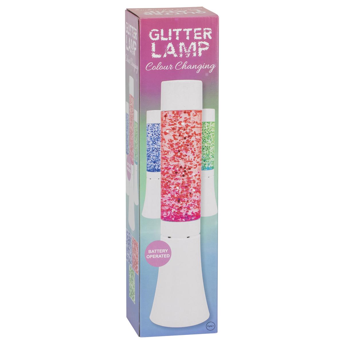 Flashing LED Glitter Lamp – image 3