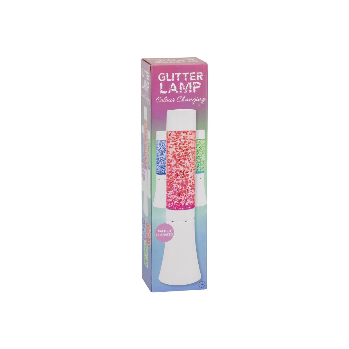 Flashing LED Glitter Lamp – image 1