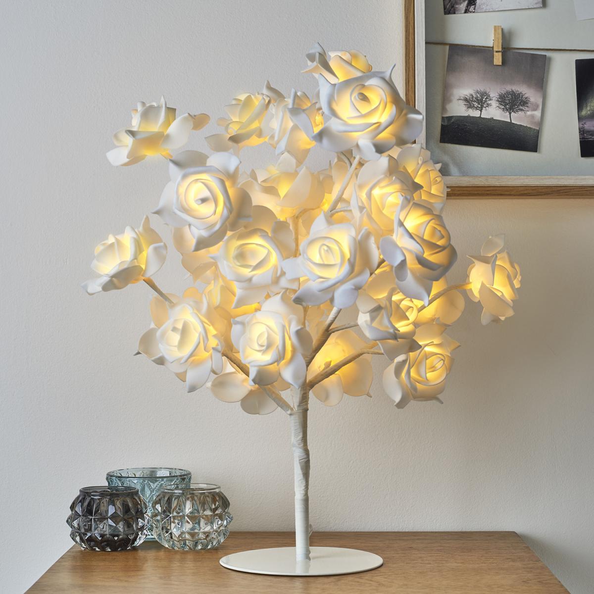 Rose Bouquet LED Tree - White – image 3